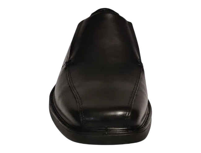 Esse Comfort Men's Leather Wide Width Bicycle Toe Slip-On - Black - view 2