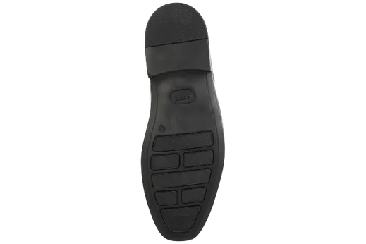 Esse Comfort Men's Leather Cushioned Bicycle Toe Oxford - Black - view 7