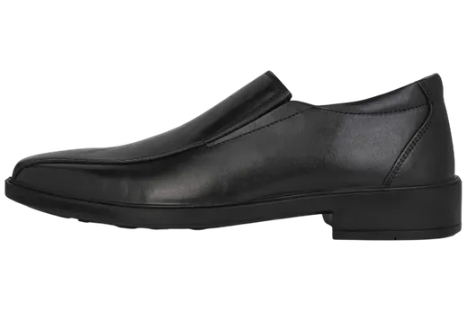 Esse Comfort Men's Leather Cushioned Bicycle Toe Slip-On - Black - view 5