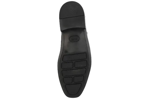 Esse Comfort Men's Leather Cushioned Moc Toe Slip-On - Black - view 7