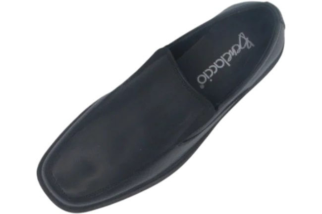 Benelaccio Boys' Leather Moc Toe Slip-On Dress Shoes - Black - view 7