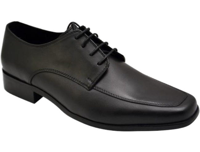 Wizfort Classics Mens Leather Sole Moc Toe Lace Up